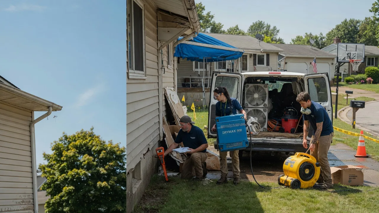 Ceiling Leak Cleanup in Hawley, PA near me