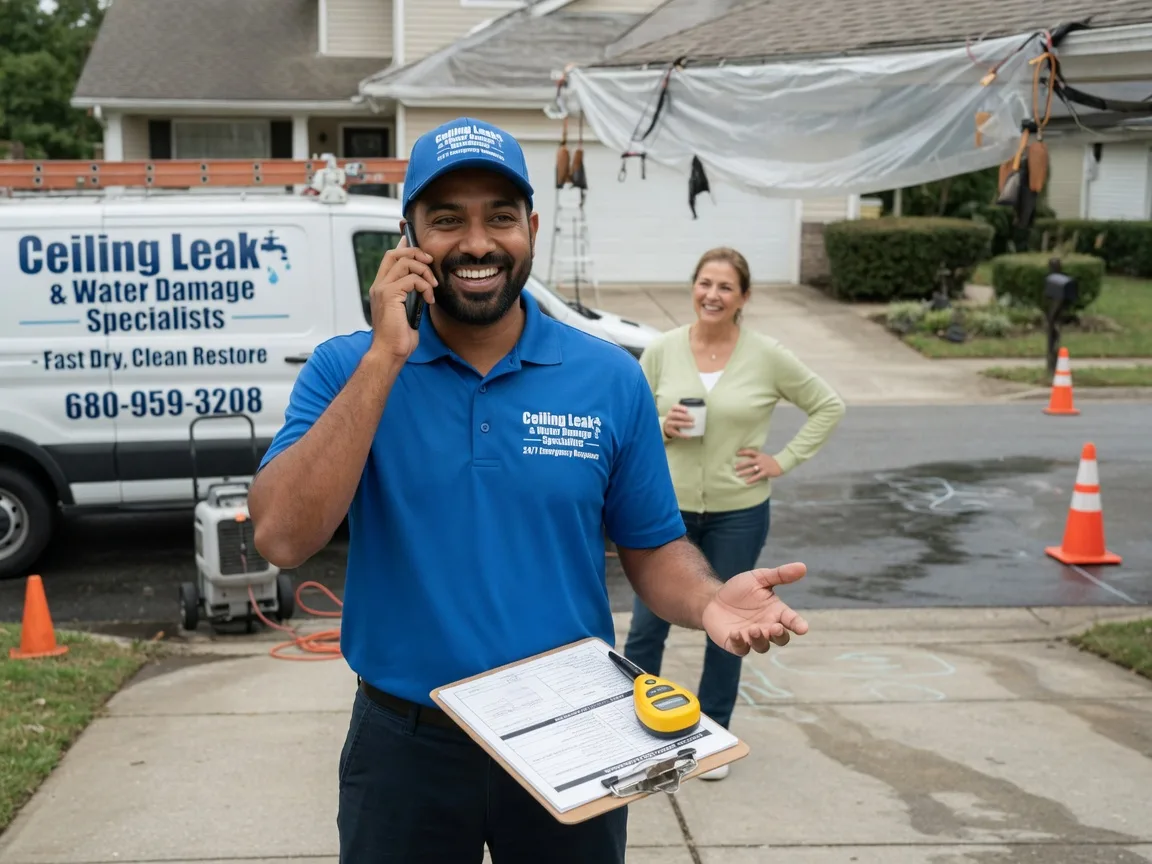 Ceiling Leak Cleanup Hawley, PA FAQs